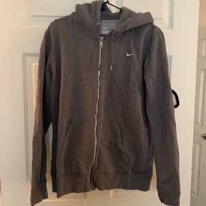 COPY - Women’s gray zip up Nike hoodie